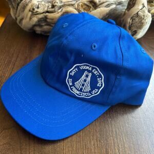 New Skyy Vodka San Francisco, USA Blue Adjustable Strap Hat Cap Adult